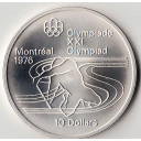 1976 - CANADA XXI Olimpiade 10 Dollari Ag. 5 Serie Canoa Fdc